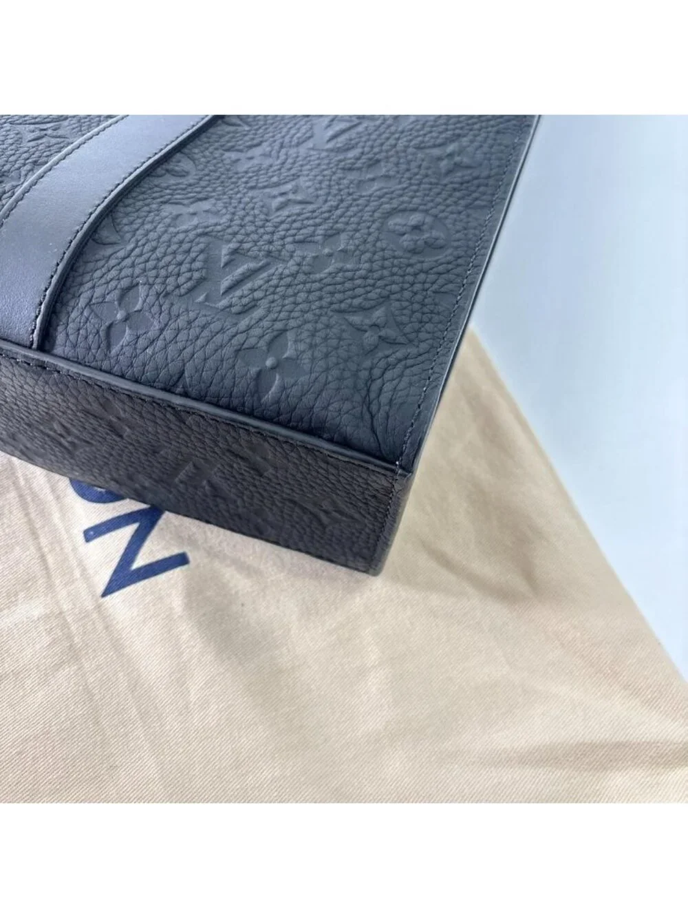 Louis Vuitton Monogram Taurillon Sac Plat Tote Bag